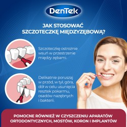 Zdjęcie produktu - #4 DENTEK Szczoteczki międzyzębowe EasyBrush rozmiar 2, 6szt.