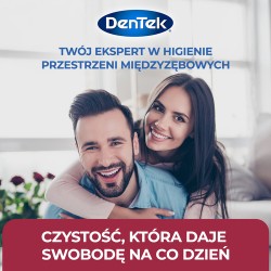 Zdjęcie produktu - #1 DENTEK Szczoteczki międzyzębowe EasyBrush rozmiar 2, 6szt.