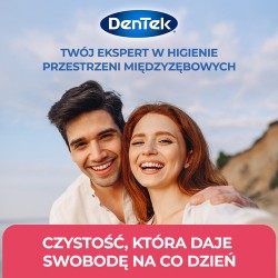 Zdjęcie produktu - #1 DENTEK Wykałaczki z nicią dentystyczną Complete Clean, 40szt.