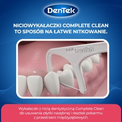 Zdjęcie produktu - #2 DENTEK Wykałaczki z nicią dentystyczną Complete Clean, 40szt.