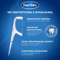 Zdjęcie produktu - #3 DENTEK Wykałaczki z nicią dentystyczną Complete Clean, 40szt.