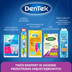 Zdjęcie produktu - #5 DENTEK Wykałaczki z nicią dentystyczną Eco Cross Flosser, 30szt.