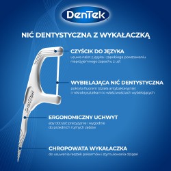 Zdjęcie produktu - #3 DENTEK Wykałaczki z nicią dentystyczną Fresh&White, 36szt.