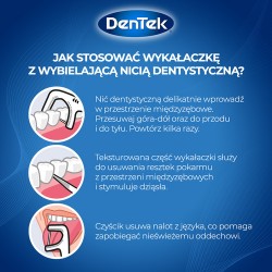 Zdjęcie produktu - #4 DENTEK Wykałaczki z nicią dentystyczną Fresh&White, 36szt.