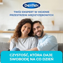 Zdjęcie produktu - #1 DENTEK Wykałaczki z nicią dentystyczną Sensitive Clean, 40szt.
