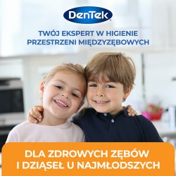 Zdjęcie produktu - #1 DENTEK Kids Wykałaczki z nicią dentystyczną dla dzieci Fyn Flossers, 40szt.