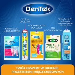 Zdjęcie produktu - #5 DENTEK Kids Wykałaczki z nicią dentystyczną dla dzieci Fyn Flossers, 40szt.