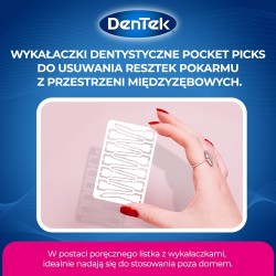 Zdjęcie produktu - #2 DENTEK Wykałaczki dentystyczne Pocket Picks, 33szt.
