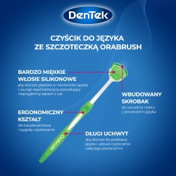 Zdjęcie produktu - #3 DENTEK Czyścik do języka ze szczoteczką Orabrush