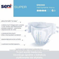 Zdjęcie produktu - #0 SENI SUPER L Pieluchomajtki dla dorosłych, 30 szt