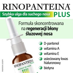 Zdjęcie produktu - #1 Rinopanteina Plus Aerozol do nosa, 20ml