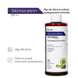 Zdjęcie produktu - #0 Skinscabin DermaDel Płyn pielęgnacyjny do sk&oacute;ry, 250ml
