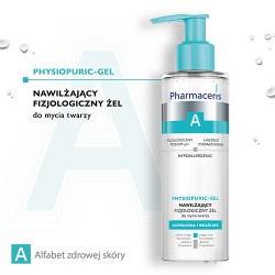 Zdjęcie produktu - #0 PHARMACERIS A PHYSIOPURIC-GEL Nawilżający fizjologiczny żel do mycia twarzy - 190 ml
