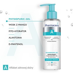 Zdjęcie produktu - #1 PHARMACERIS A PHYSIOPURIC-GEL Nawilżający fizjologiczny żel do mycia twarzy - 190 ml