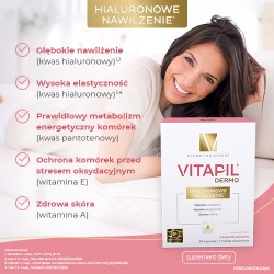 Zdjęcie produktu - #2 VITAPIL Dermo Hialuronowe nawilżenie, 60kaps.