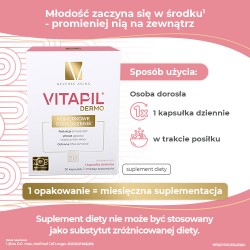 Zdjęcie produktu - #3 VITAPIL Dermo Kom&oacute;rkowe odmłodzenie, 30kaps.