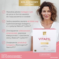 Zdjęcie produktu - #2 VITAPIL Dermo Kolagenowy lifting, 30sasz.