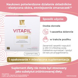 Zdjęcie produktu - #3 VITAPIL Dermo Kolagenowy lifting, 30sasz.