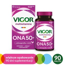 Zdjęcie produktu - #1 Vigor Multiwitamina ONA 50+, 90 tabl.