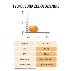Zdjęcie produktu - #3 NATURELL Omega-3 Uczeń żelki, 27szt.