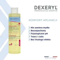 Miniaturka artykułu - #1 DEXERYL Huile Olejek do mycia, 200ml