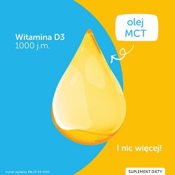 Zdjęcie produktu - #2 Justvit Witamina D3 1000 j.m krople, 10ml