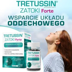 Zdjęcie produktu - #0 DOMOWA APTECZKA Tretussin Zatoki Forte, 60 kapsułek