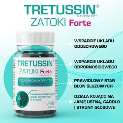 Zdjęcie produktu - #1 DOMOWA APTECZKA Tretussin Zatoki Forte, 60 kapsułek
