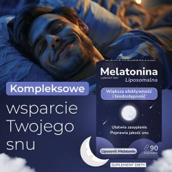 Zdjęcie produktu - #3 DOMOWA APTECZKA Melatonina Liposomalna, 90 kaps