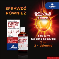 Zdjęcie produktu - #5 CARDIAMID z kofeiną o smaku CYTRUSOWYM - 8 pastylek