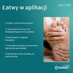 Zdjęcie produktu - #4 Compeed Plastry nawilżające na odciski średnie, 6 szt.