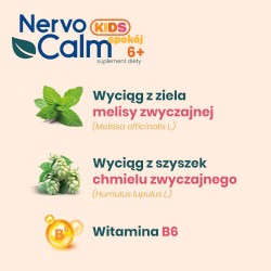 Zdjęcie produktu - #2 NervoCalm Kids spok&oacute;j 6+, 30 żelek - suplement diety z melisą dla dzieci