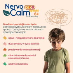 Zdjęcie produktu - #5 NervoCalm Kids spok&oacute;j 6+, 30 żelek - suplement diety z melisą dla dzieci