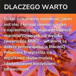 Zdjęcie produktu - #4 BioceriQ Pharma Witamina D W Oleju Konopnym 2000 IU, 30 ml