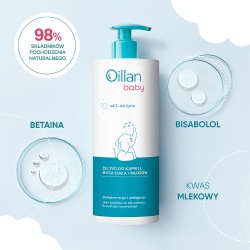 Zdjęcie produktu - #2 OILLAN Baby Żel 3w1 do kąpieli, mycia ciała i włos&oacute;w, 750ml