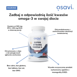 Zdjęcie produktu - #1 OSAVI Super Strong Omega-3, 120 kapsułek