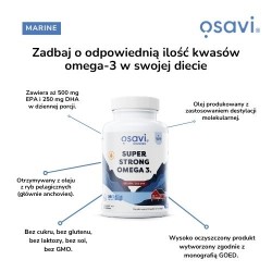 Zdjęcie produktu - #1 OSAVI Super Strong Omega 3, 90 kaps.