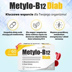 Zdjęcie produktu - #2 DOMOWA APTECZKA Metylo-B12 Diab, 60 kaps.