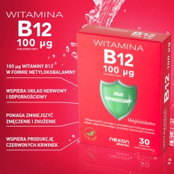 Zdjęcie produktu - #0 Witamina B12 100&mu;g, 30 kaps.