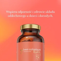 Miniaturka artykułu - #0 MyBestPharm MyBestColostrum Kids pastylki o smaku wiśniowym, 60 szt.