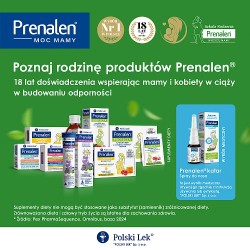 Zdjęcie produktu - #5 Prenalen Gardło smak malinowy, 16 past. do ssania - suplement diety z witaminą C i propolisem