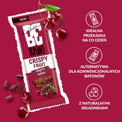Zdjęcie produktu - #3 BeRAW! Crispy Fruit Wiśnia i Kakao Baton owocowy, 40g
