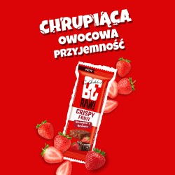 Zdjęcie produktu - #1 BeRAW! Crispy Fruit Truskawka i Brownie Baton owocowy, 40g