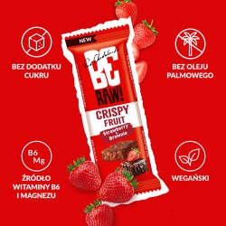 Zdjęcie produktu - #2 BeRAW! Crispy Fruit Truskawka i Brownie Baton owocowy, 40g