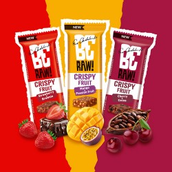 Zdjęcie produktu - #5 BeRAW! Crispy Fruit Truskawka i Brownie Baton owocowy, 40g