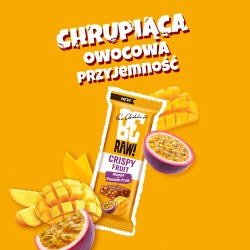 Zdjęcie produktu - #0 BeRAW! Crispy Fruit Mango i Marakuja Baton owocowy, 40g
