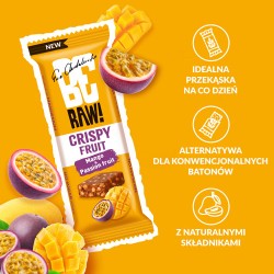 Zdjęcie produktu - #3 BeRAW! Crispy Fruit Mango i Marakuja Baton owocowy, 40g