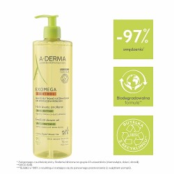 Zdjęcie produktu - #0 A-DERMA EXOMEGA Control Olejek emolient pod prysznic dla dzieci i dorosłych, 750ml