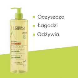 Zdjęcie produktu - #2 A-DERMA EXOMEGA Control Olejek emolient pod prysznic dla dzieci i dorosłych, 750ml