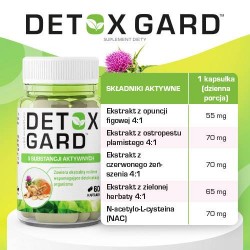 Zdjęcie produktu - #0 DOMOWA APTECZKA Detox Gard, 60 kaps.